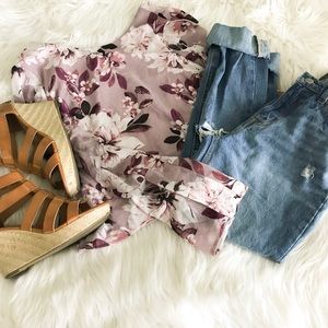 Charolette Russe Floral Blouse